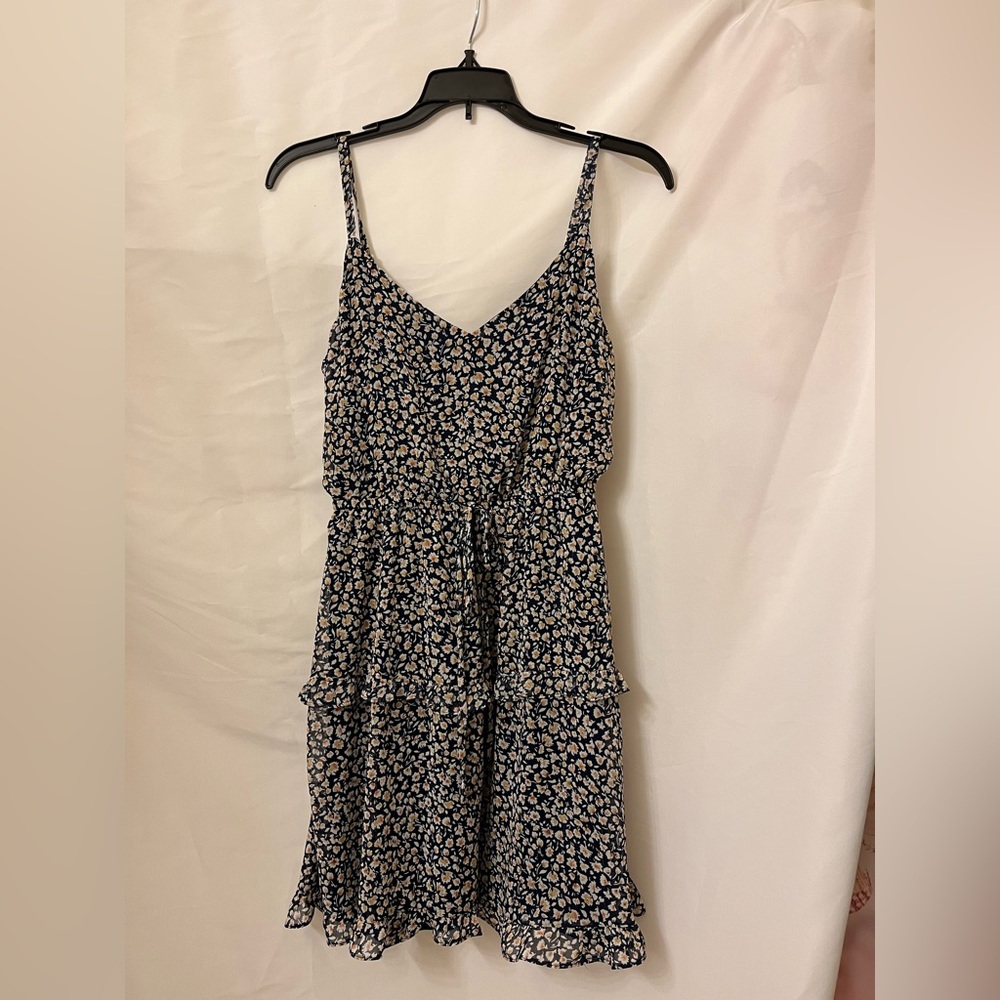 by&by Juniors Sleeveless Floral Fit + Flare Dress